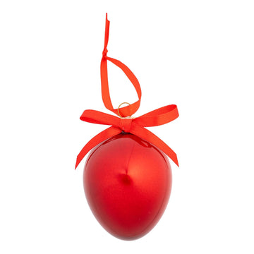 Red Gloss Egg Hanging - Assorted Sizes - My Christmas