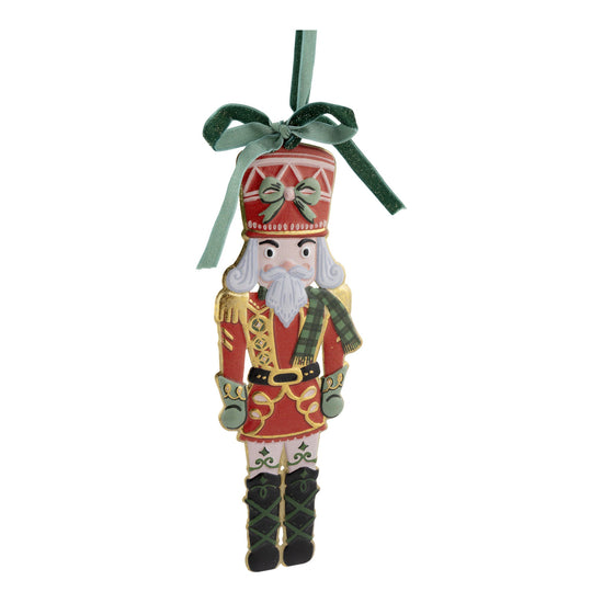 Red & Green Nutcracker Hanging Ornament - My Christmas