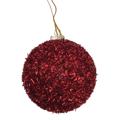 Red Grinchmas Hanging Ball - 7.5cm - Set of 6 - My Christmas