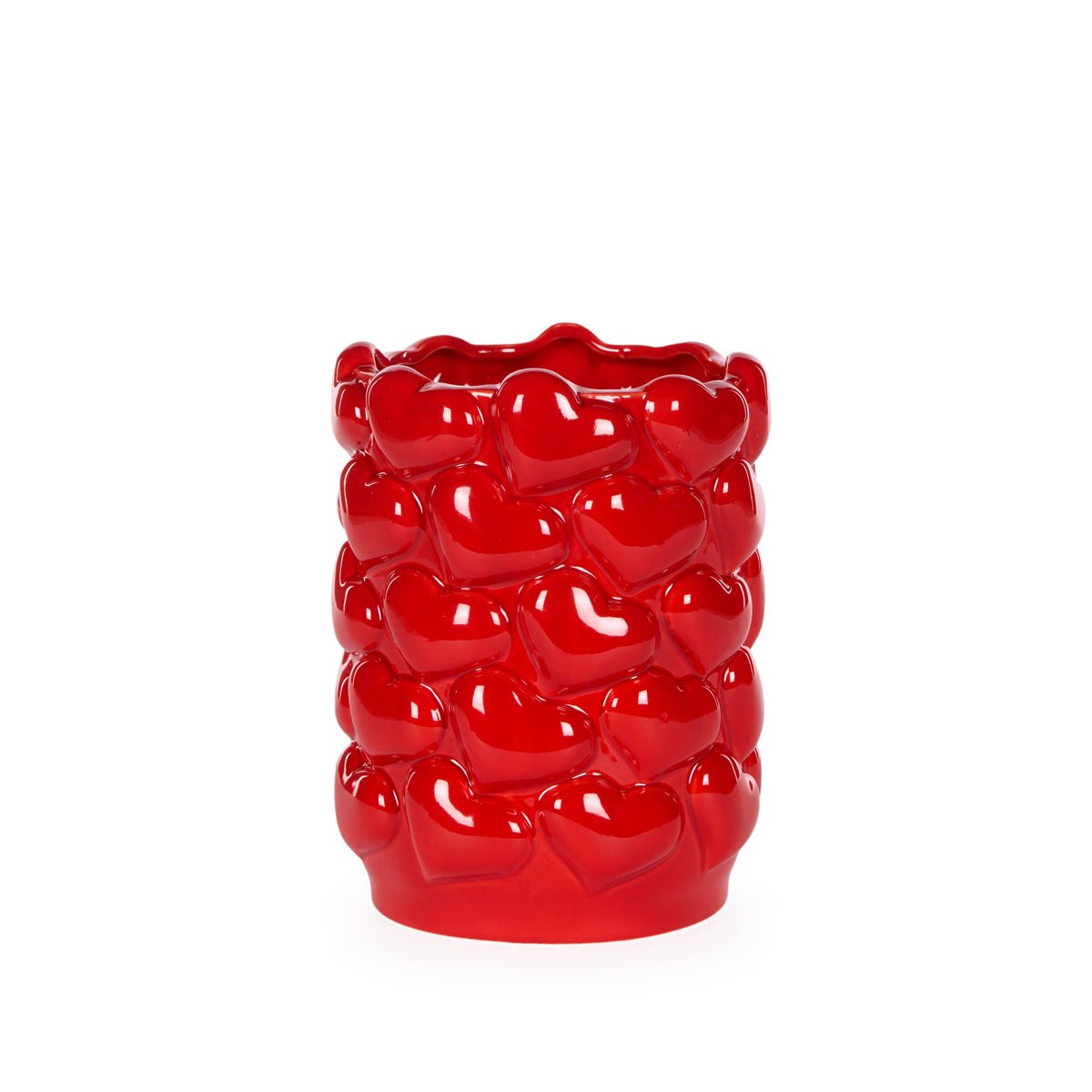 Red Heart Vase - Large - My Christmas