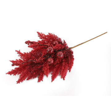 Red Heather Spray - My Christmas