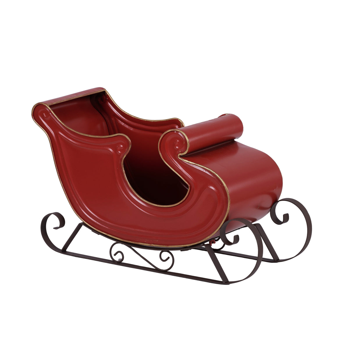 Red Metal Sleigh - My Christmas