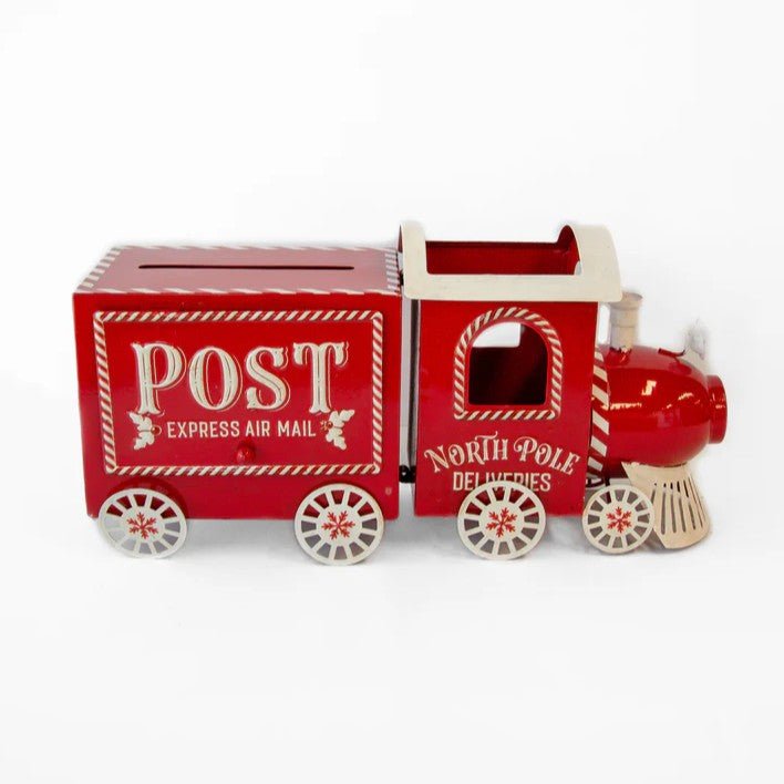 Red North Pole Post Truck - My Christmas