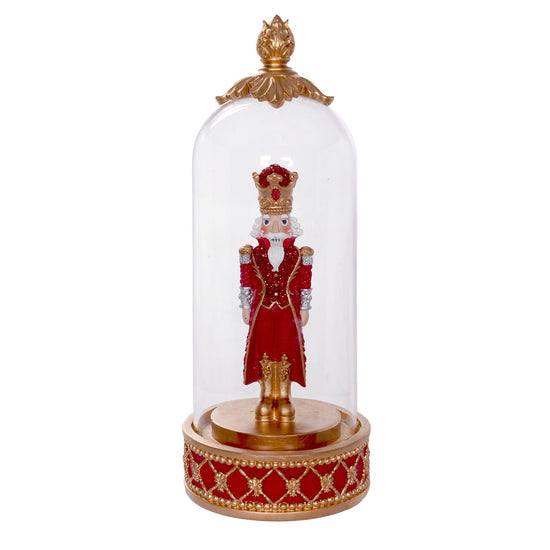 Red Nutcracker in Dome - My Christmas