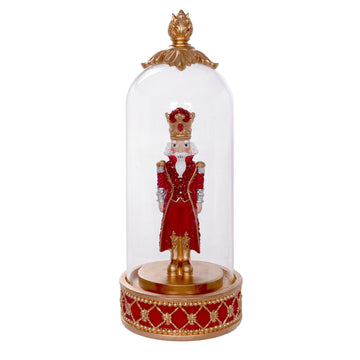 Red Nutcracker in Dome - My Christmas
