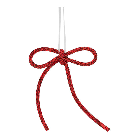 Red Rope Bow - 18cm - My Christmas