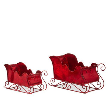 Red Sleighs - Set of 2 - My Christmas