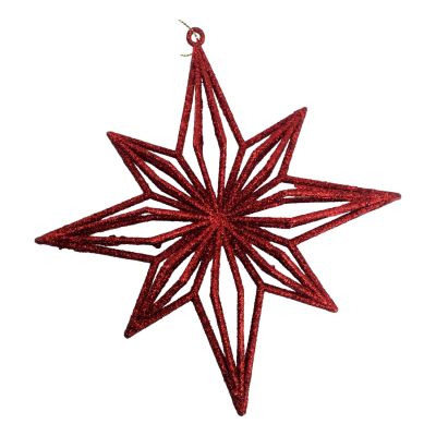 Red Starburst Hanging - My Christmas