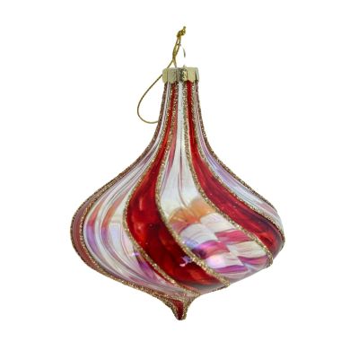 Red Swirl Ornament - My Christmas