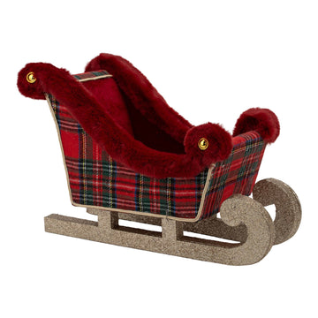 Red Tartan Sleigh - My Christmas