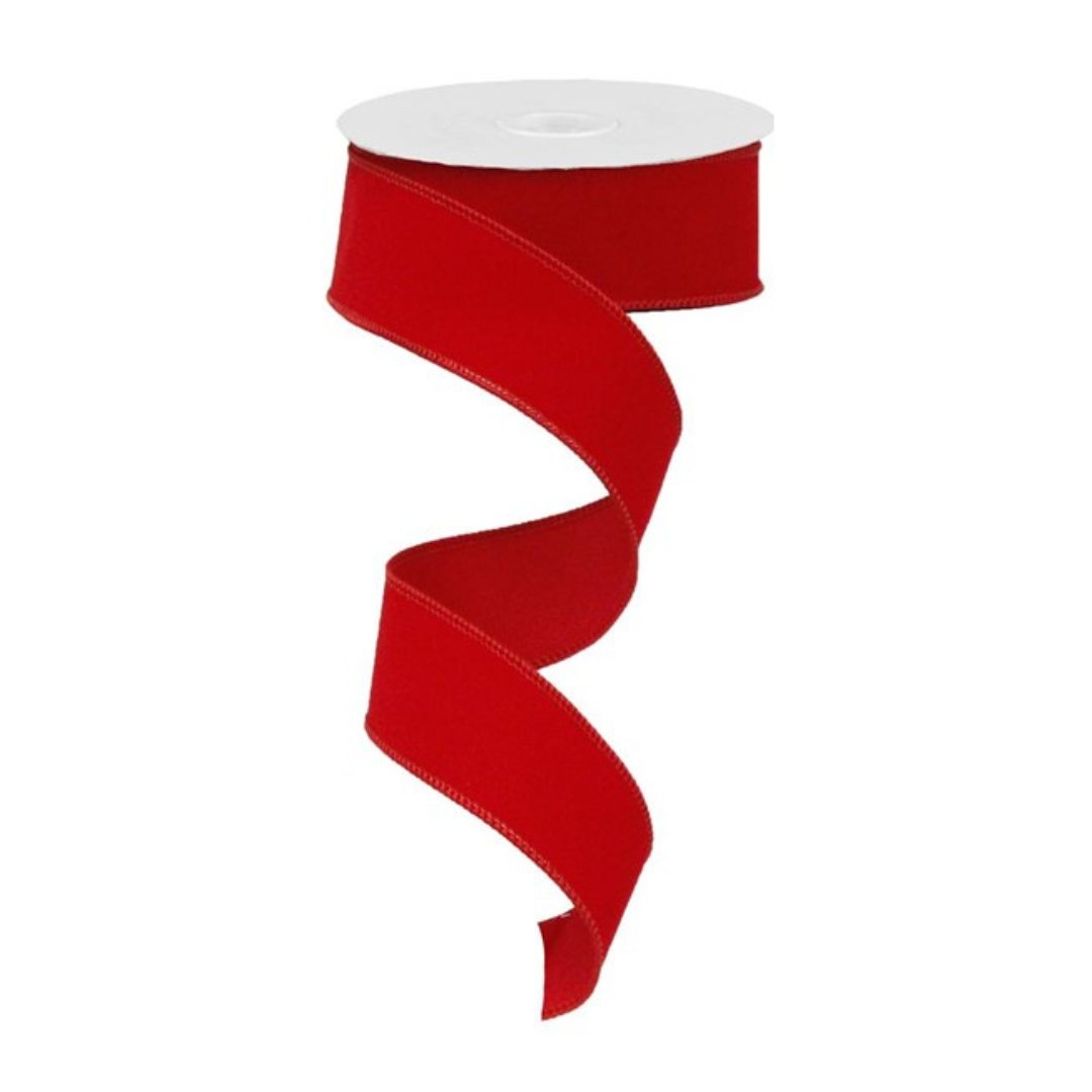 Red Velvet Ribbon - 1.5inch - My Christmas