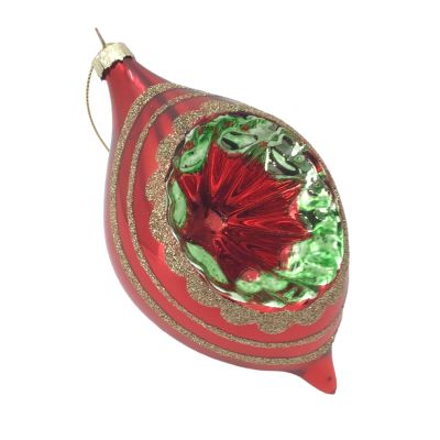 Red Vintage Drop Ornament - My Christmas