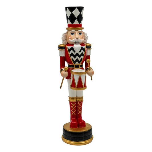 Red, White and Black Nutcracker - 33cm - My Christmas