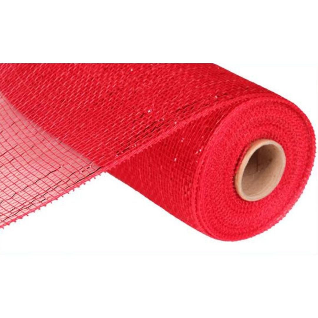 Red with Foil Mesh – My Christmas