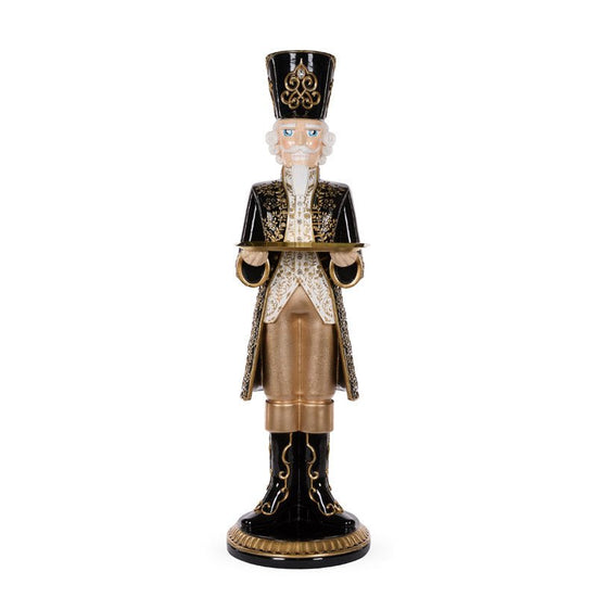 Regal Jeweled Nutcracker with Tray - 105cm - My Christmas