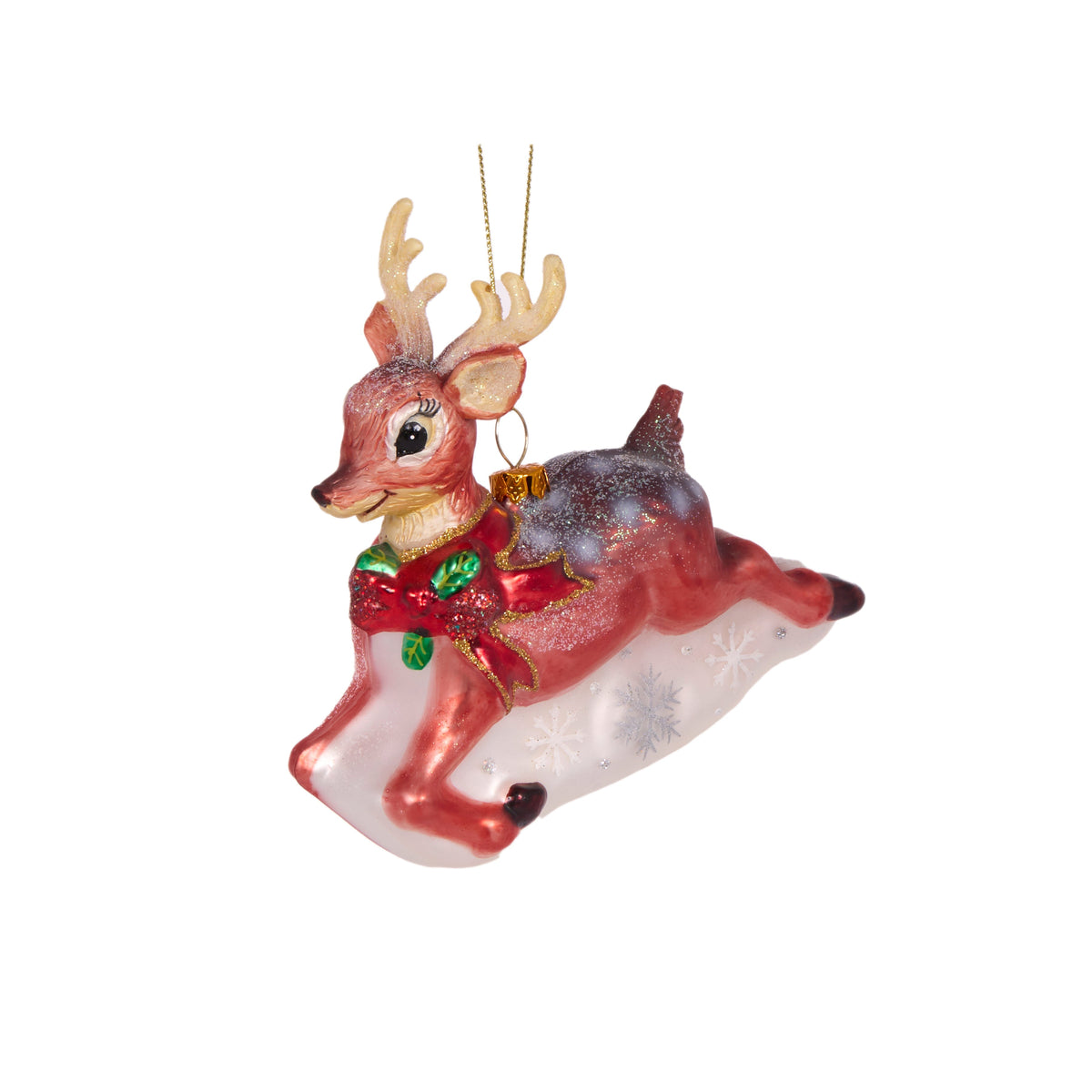 Retro Reindeer Ornament - My Christmas