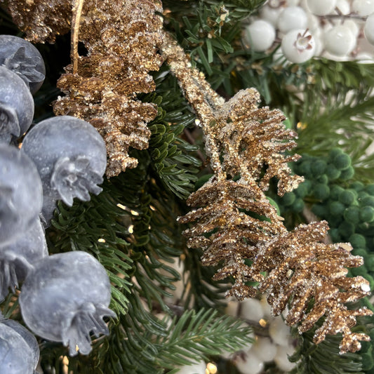 Rose Gold Pinecone Spray - My Christmas