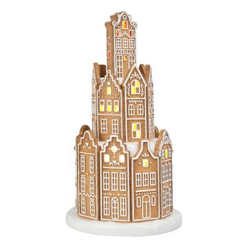 Round Gingerbread Village - My Christmas
