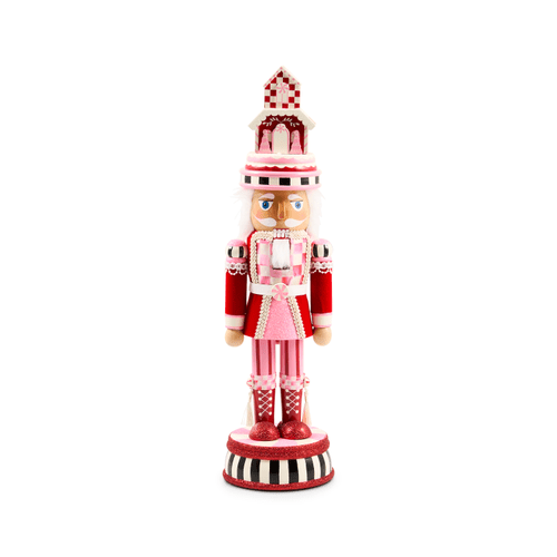 Ruby Red Wood Nutcracker - My Christmas