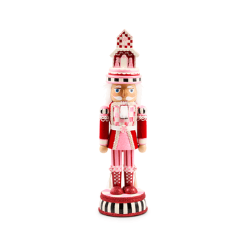 Ruby Red Wood Nutcracker - My Christmas