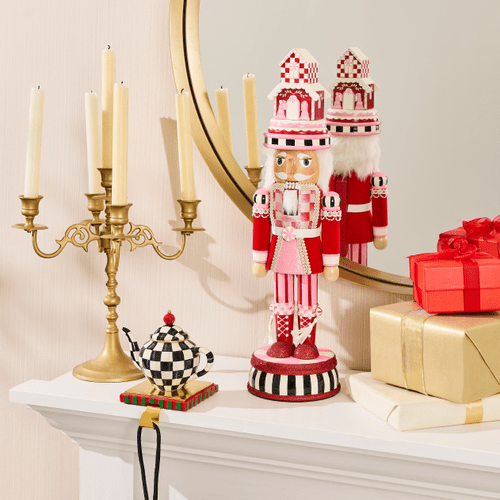 Ruby Red Wood Nutcracker - My Christmas