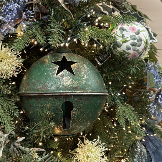 Rustic Green Bell - Assorted Sizes - My Christmas
