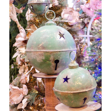 Rustic Green Bell - Assorted Sizes - My Christmas
