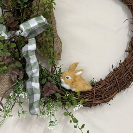 Sage Bunny Wreath - My Christmas