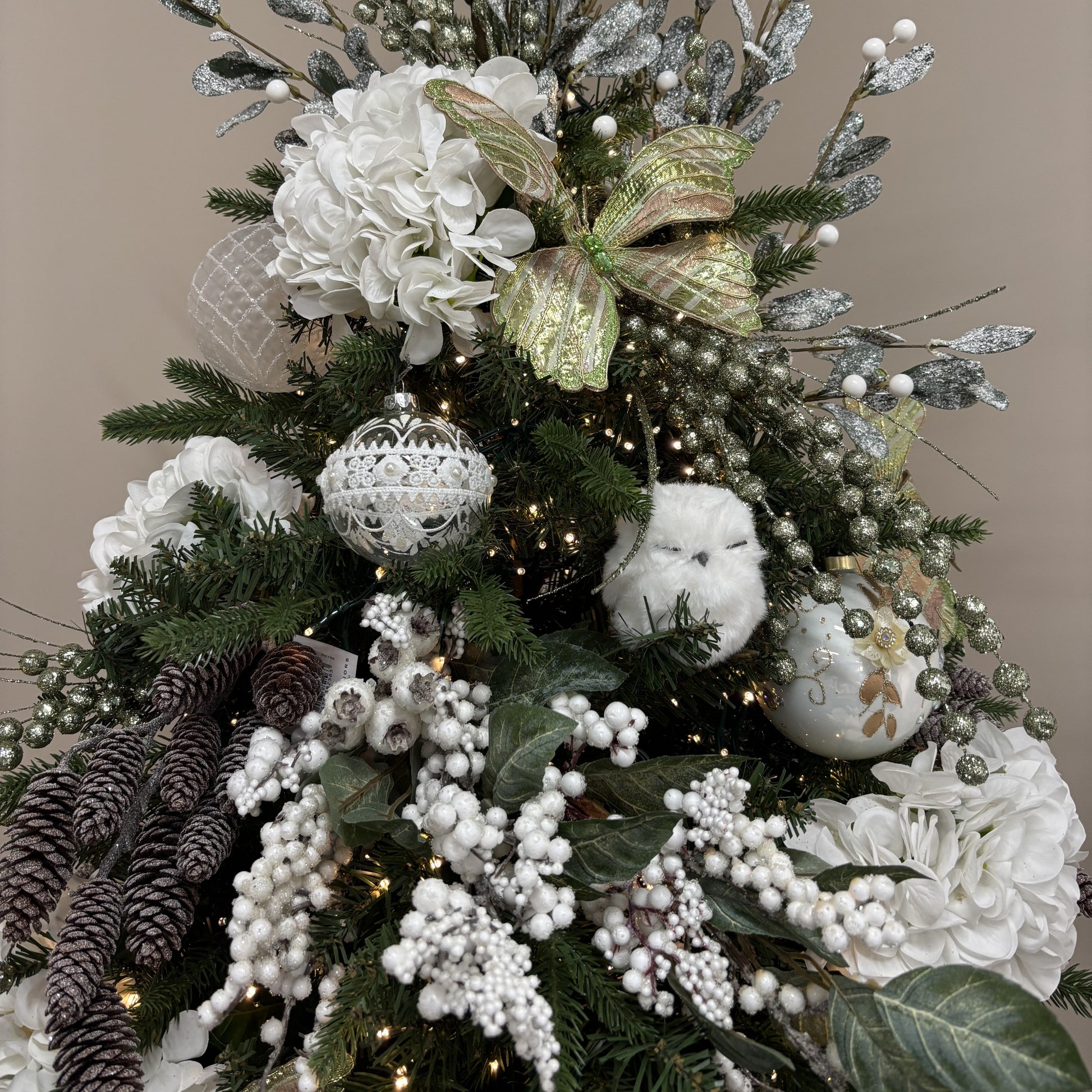 Sage Glitter Stem - My Christmas