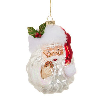 Santa with Cookie Ornament - My Christmas