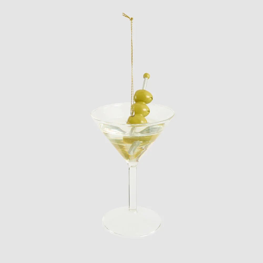 Shaken Not Stirred Glass Ornament - My Christmas