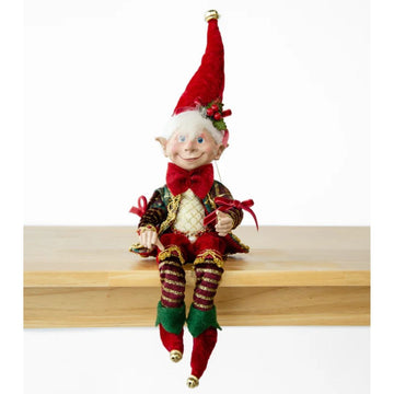 Silky the Red, Green and Gold Christmas Elf - My Christmas