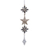Silver and Gold Jewel Star Ornament - My Christmas