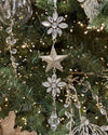 Silver and Gold Jewel Star Ornament - My Christmas