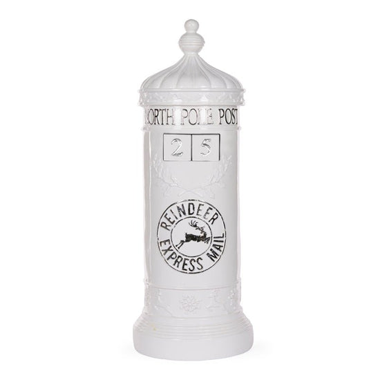 Silver and White Mailbox Countdown - My Christmas