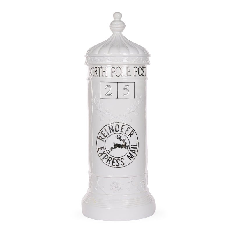 Silver and White Mailbox Countdown - My Christmas