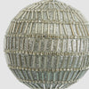 Silver Bugle Bead Bauble - My Christmas