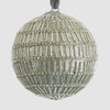 Silver Bugle Bead Bauble - My Christmas