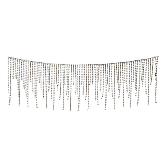 Silver Crystal Garland - 157cm - My Christmas