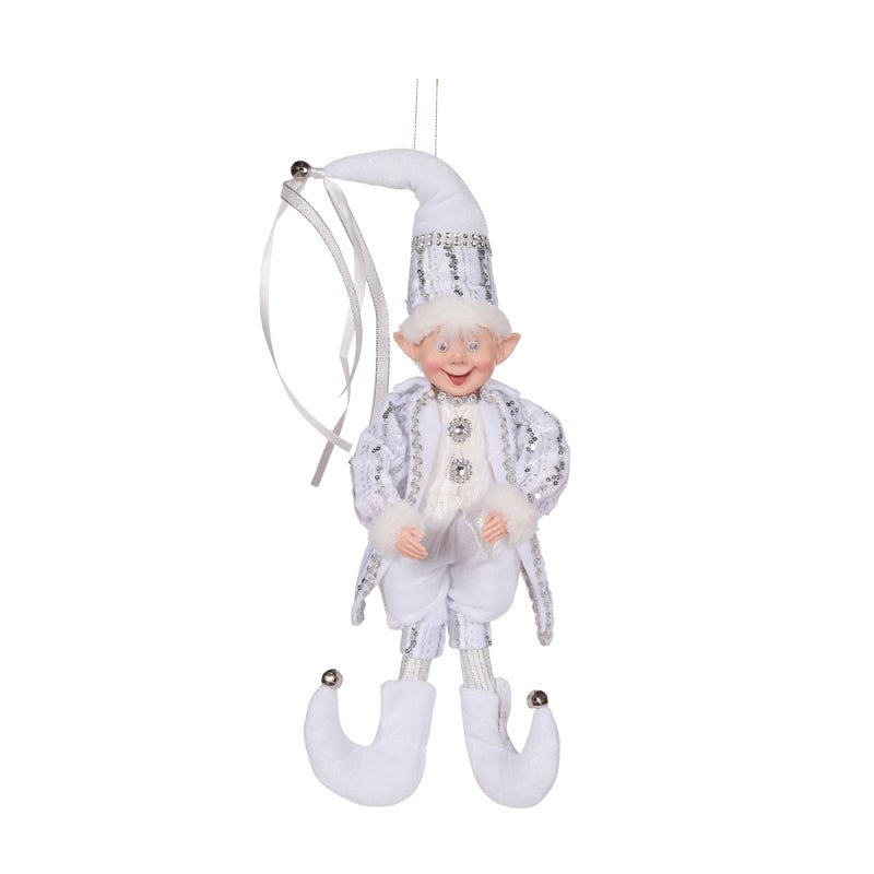 Silver Fabric Elf - 40cm - My Christmas