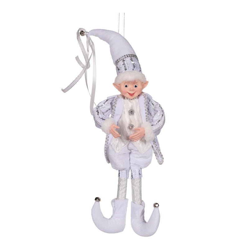 Silver Fabric Elf - 50cm - My Christmas