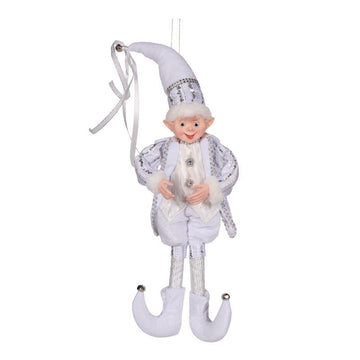 Silver Fabric Elf - 50cm - My Christmas