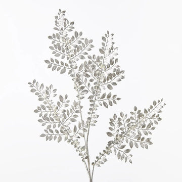 Silver Fern Metallic Spray - My Christmas