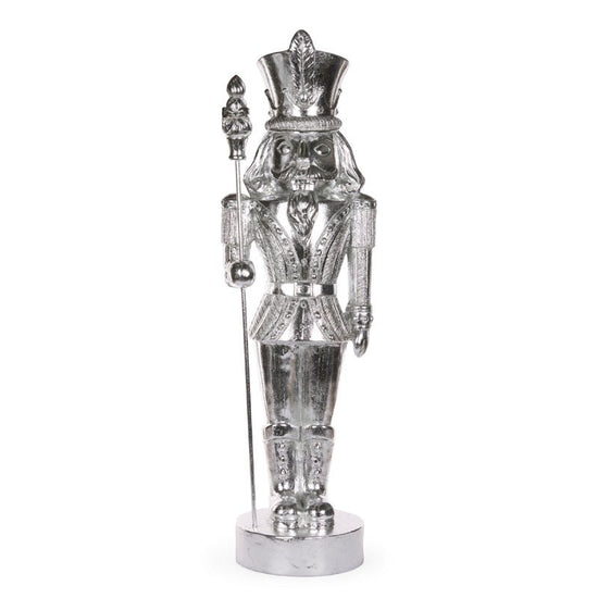 Silver Soldier with LED Staff - 123cm - My Christmas