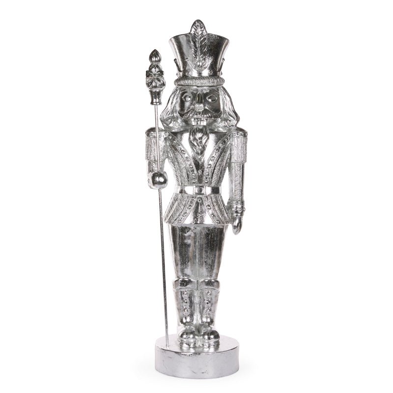 Silver Soldier with LED Staff - 123cm - My Christmas