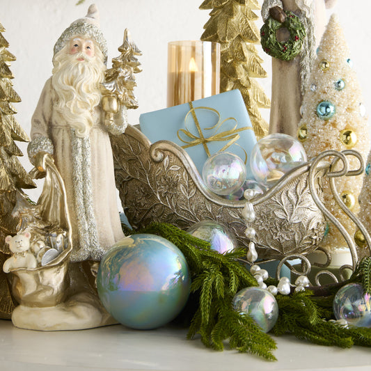 Silver Woodland Santa - My Christmas