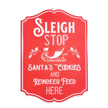 Sleigh Stop Sign - My Christmas
