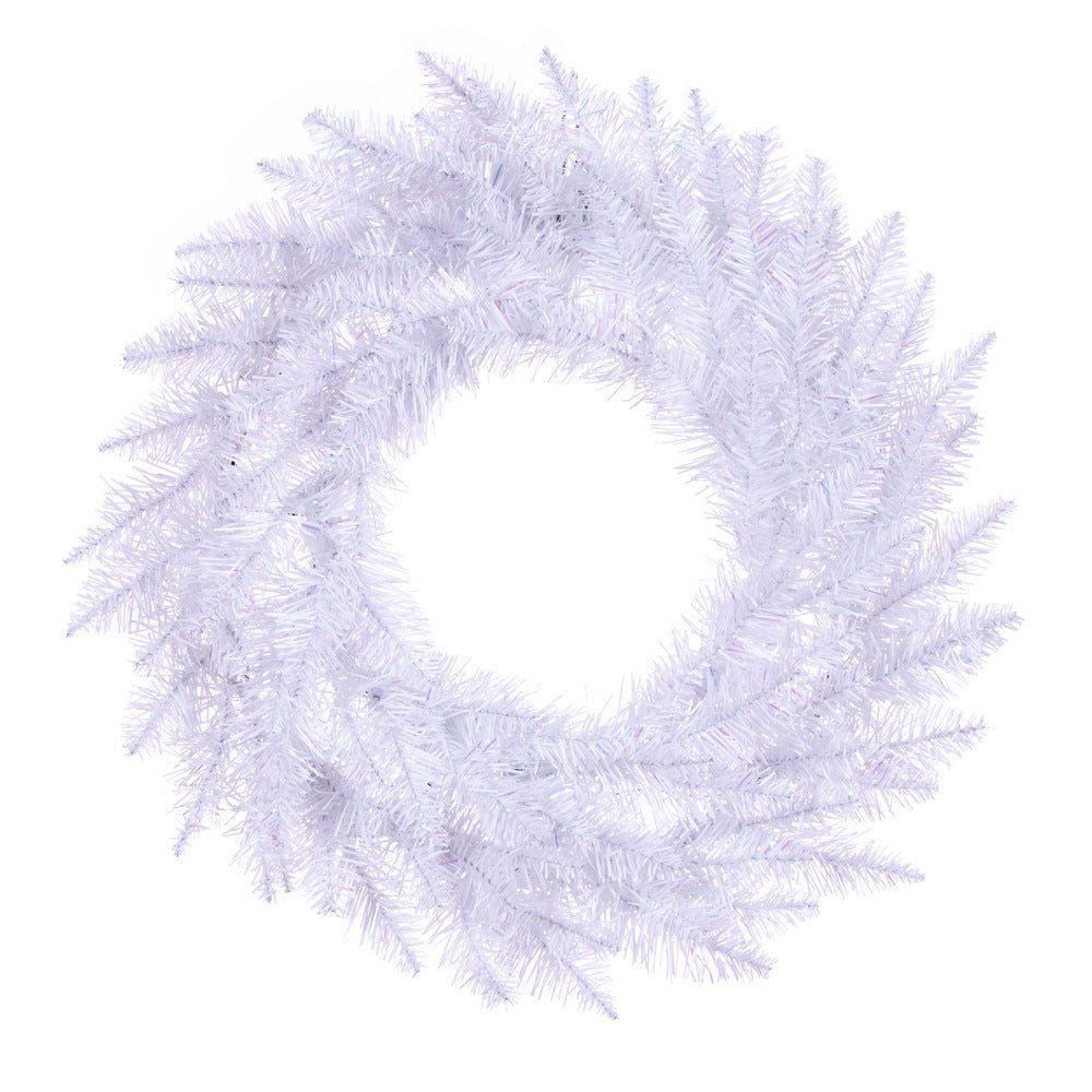 Sparkle White Spruce Wreath - 60cm - My Christmas