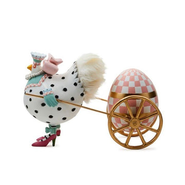 Speckled Chicken Egg Cart - My Christmas