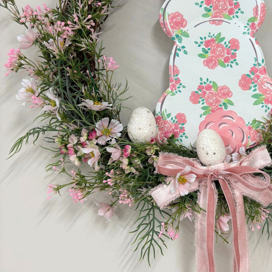 Spring Bunny Wreath - My Christmas